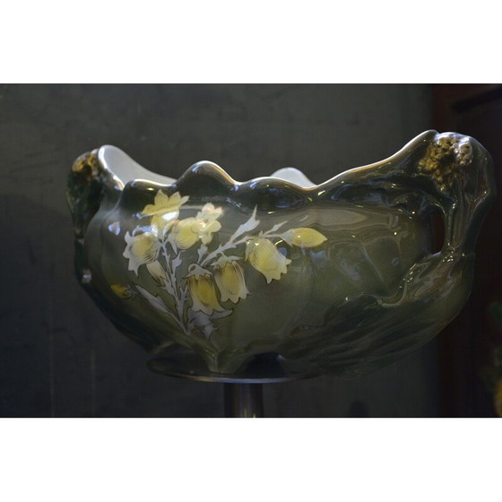 Image 1 of Vintage art nouveau porseleinen plantenbak