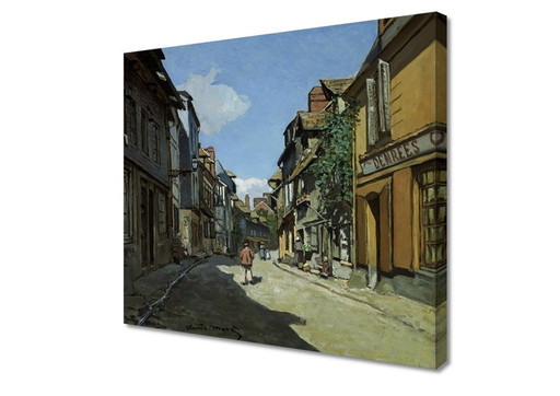 Claude Monet --Rue De La Bavole-Honfleur