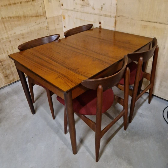 Image 1 of Vintage Tafel Uitschuifbare Eettafel