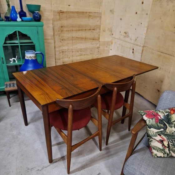 Image 1 of Vintage Tafel Uitschuifbare Eettafel