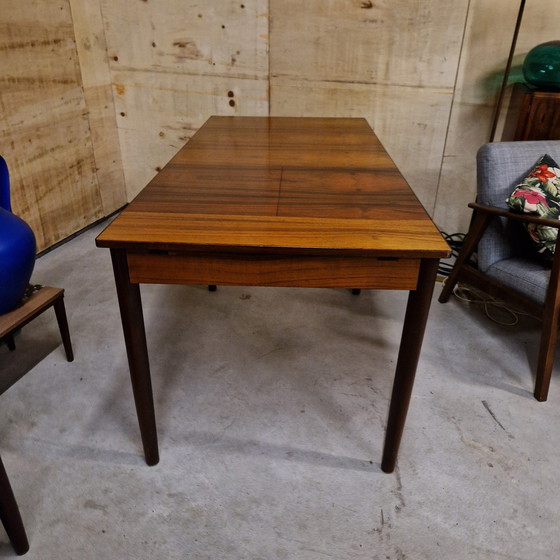 Image 1 of Vintage Tafel Uitschuifbare Eettafel