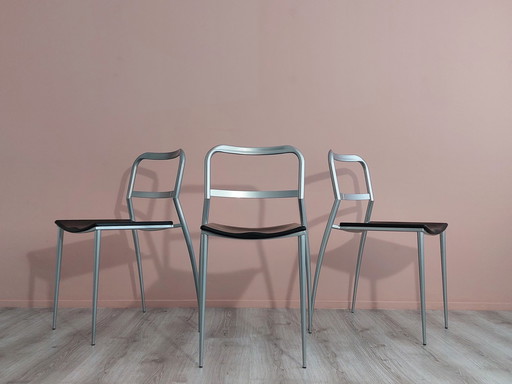 3x Zeus Postmoderne Eetkamerstoelen