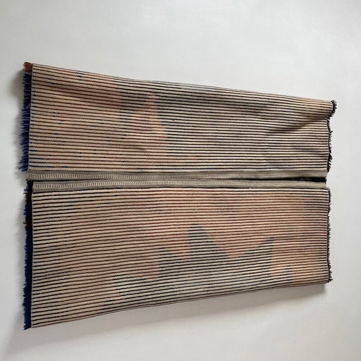 Vintage Rya vloerkleed met lange pool in veelkleurige wol, Zweden 1960