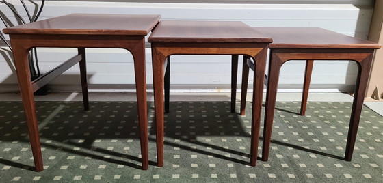 Image 1 of 3 Mid Century Palissander salontafel, Denemarken, 1950S