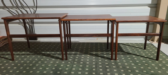 Image 1 of 3 Mid Century Palissander salontafel, Denemarken, 1950S