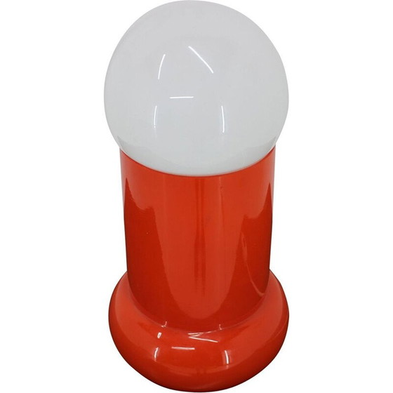 Image 1 of Vintage oranje tafellamp 1970