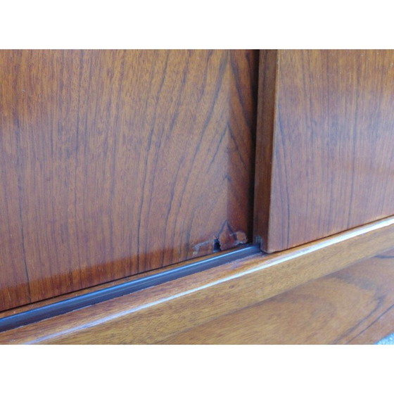 Image 1 of Mid century walnoten dressoir, jaren 1960