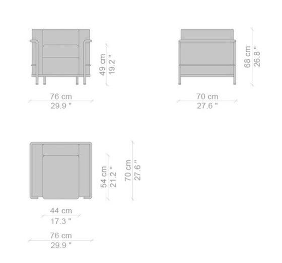 Image 1 of Le Corbusier Lc2 fauteuil