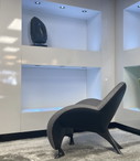 Leolux Papageno Fauteuil Leer/ Stof Nieuw