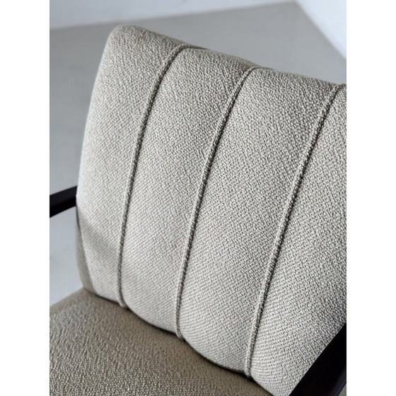 Image 1 of Paar vintage gebogen houten fauteuils van Jindrich Halabala, Tsjecho-Slowakije 1940