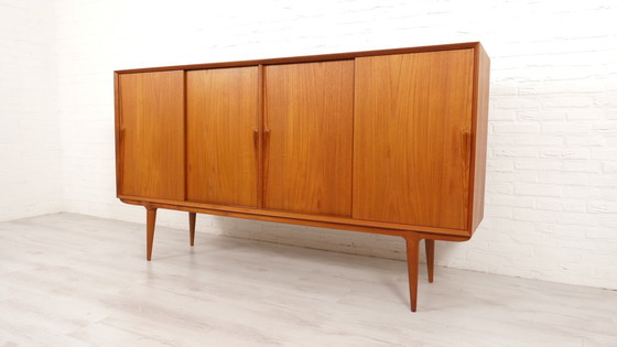 Image 1 of Vintage Deense Kast | Highboard | Gunni Omann | 200 Cm