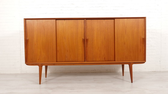 Image 1 of Vintage Deense Kast | Highboard | Gunni Omann | 200 Cm