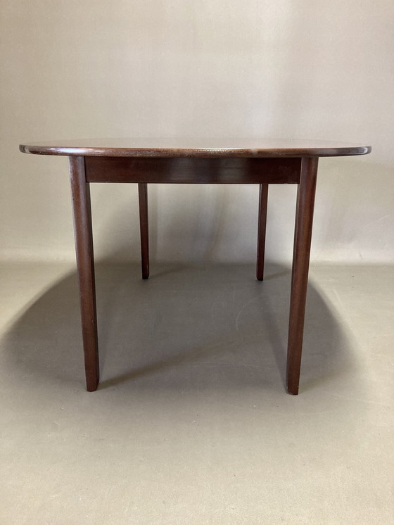 Image 1 of Scandinavische design tafel van rozenhout "Ole Wanscher" 1950.