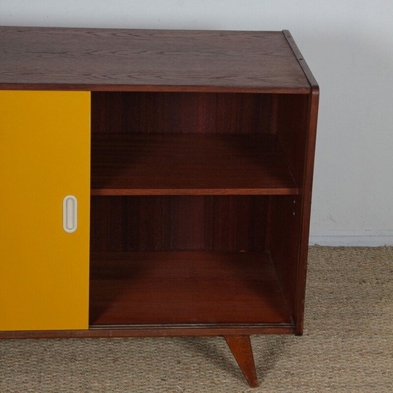 Image 1 of Vintage geel en wit dressoir model U-452 van Jiri Jiroutek, 1960