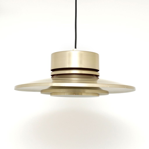 Lamp uit het ruimtetijdperk in messing, Carl Thore, Zweden, jaren 60