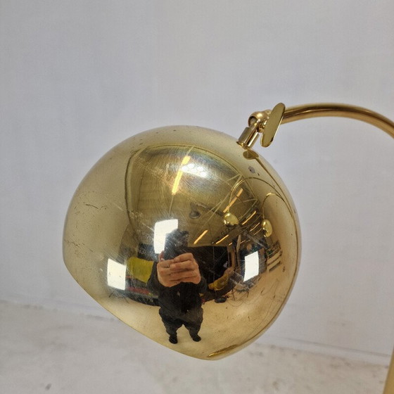 Image 1 of Vintage Space Age messing vloerlamp, Duitsland 1970