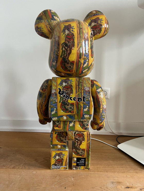 Image 1 of Bearbrick Van Gogh Courtisane 1000%