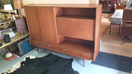 Midcentury highboard dressoir