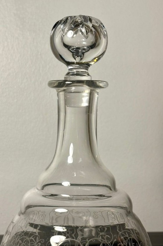 Image 1 of Karaf Baccarat M.Scarlatti Gestempeld