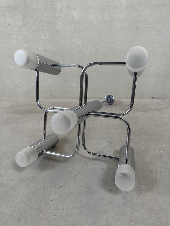 Image 1 of Vintage sciolari chroom hanglamp - Boulanger