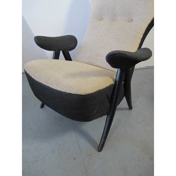 Image 1 of Fauteuil met haarspeld van Theo Ruth voor Artifort - 1950