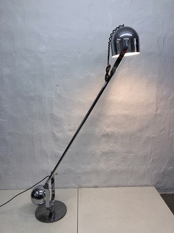 Image 1 of Verstelbare vloerlamp Airone Ontwerp Sergio Asti Voor Knoll jaren 70