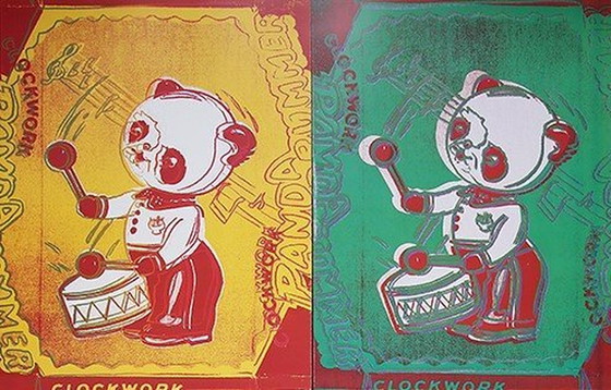 Image 1 of Andy Warhol  ---Four Panda,S   (Zeer Groot)