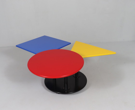 Image 1 of Salontafel in de stijl van Memphis Milano, jaren 1980