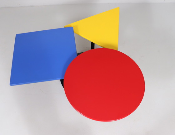 Image 1 of Salontafel in de stijl van Memphis Milano, jaren 1980