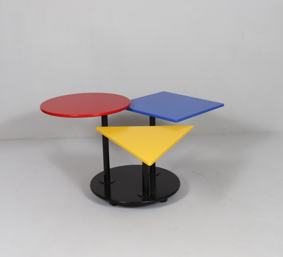 Image 1 of Salontafel in de stijl van Memphis Milano, jaren 1980