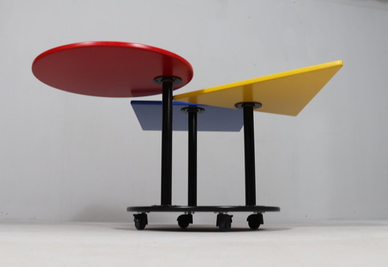 Image 1 of Salontafel in de stijl van Memphis Milano, jaren 1980