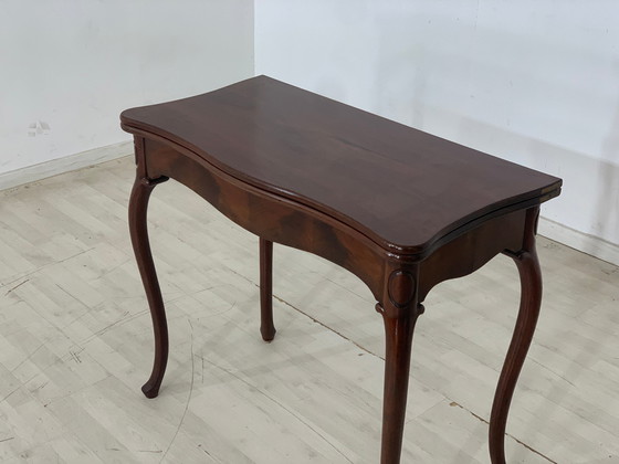 Image 1 of Louis philippe eettafel keukentafel rond 1880