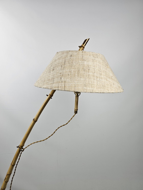 Image 1 of Vintage Vloerlamp Bamboe