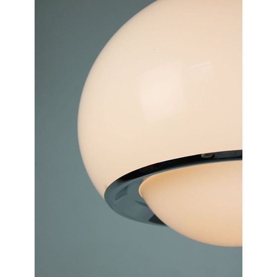 Image 1 of Vintage witte knop hanglamp van Guzzini, 1980