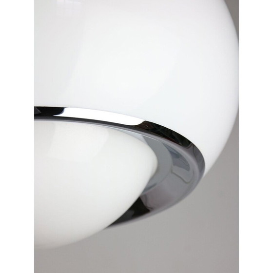 Image 1 of Vintage witte knop hanglamp van Guzzini, 1980