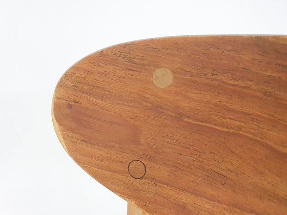 Image 1 of 4 vintage teak plywood stoelen