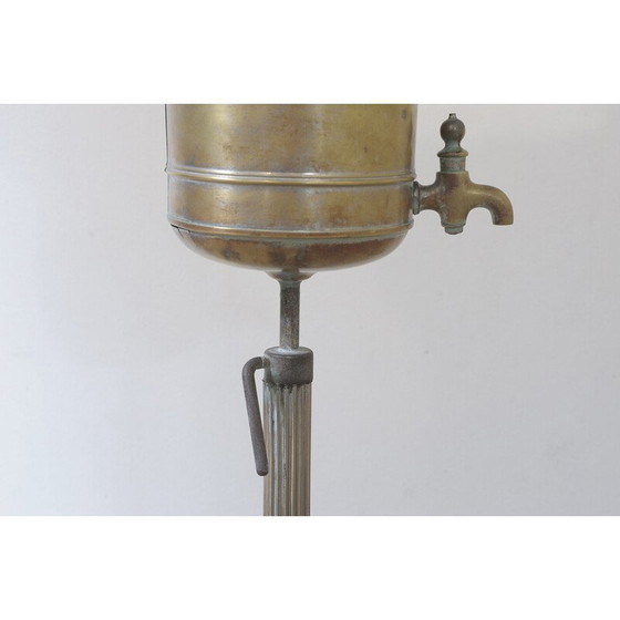 Image 1 of Vintage kapper wastafel in chroom metaal