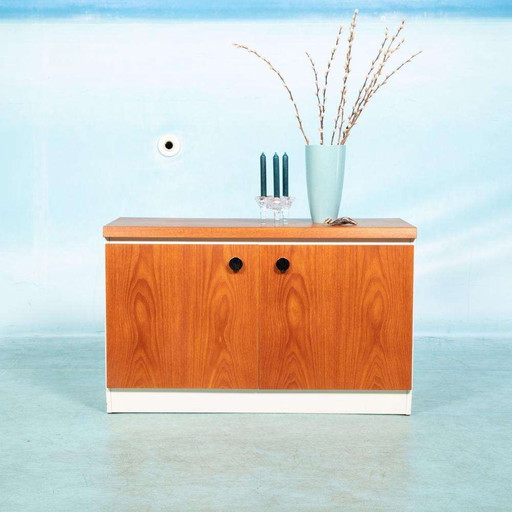 Vintage sideboard teak, sixties gerenoveerd, tvmeubel