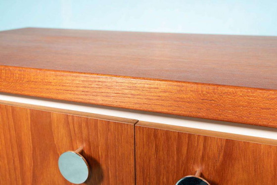 Image 1 of Vintage sideboard teak, sixties gerenoveerd, tvmeubel