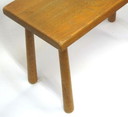 Brutalist eiken bijzettafel