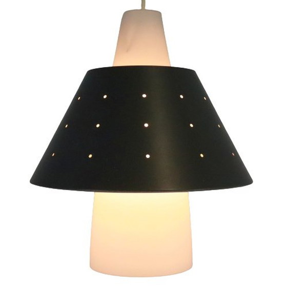 Image 1 of Glazen hanglamp 'pointelle'