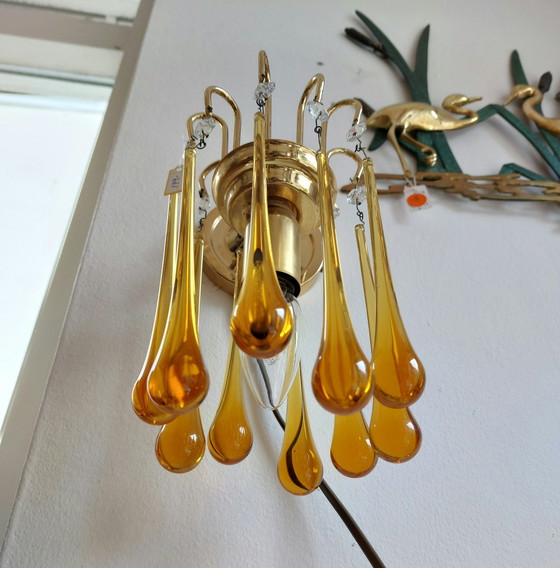 Image 1 of Vintage Teardrop Wandlamp