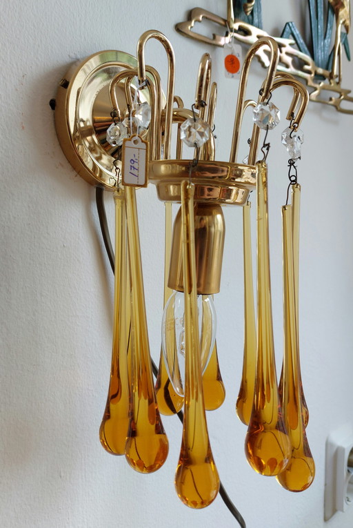 Vintage Teardrop Wandlamp