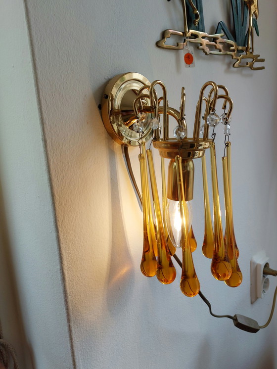 Image 1 of Vintage Teardrop Wandlamp