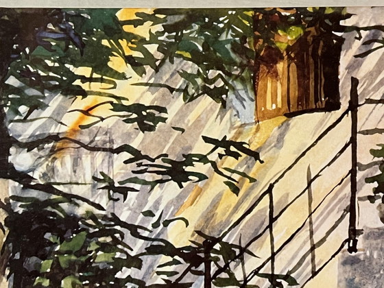 Image 1 of Aquarel Van Luc Van Cauter