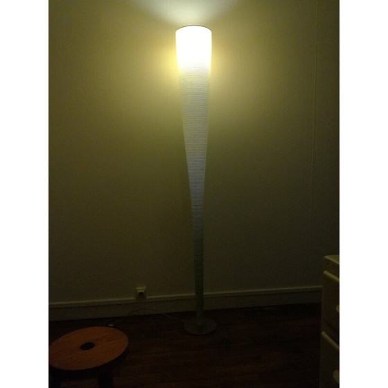 Image 1 of Vintage Mite Terra vloerlamp in glasweefsel en koolstofdraad van Marc Sadler voor Foscarini