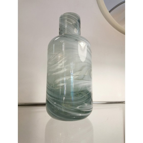Image 1 of Vintage geblazen glazen vaas