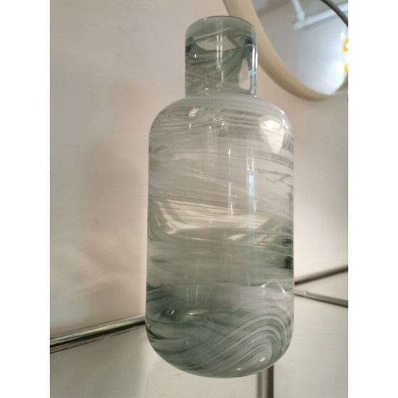 Image 1 of Vintage geblazen glazen vaas