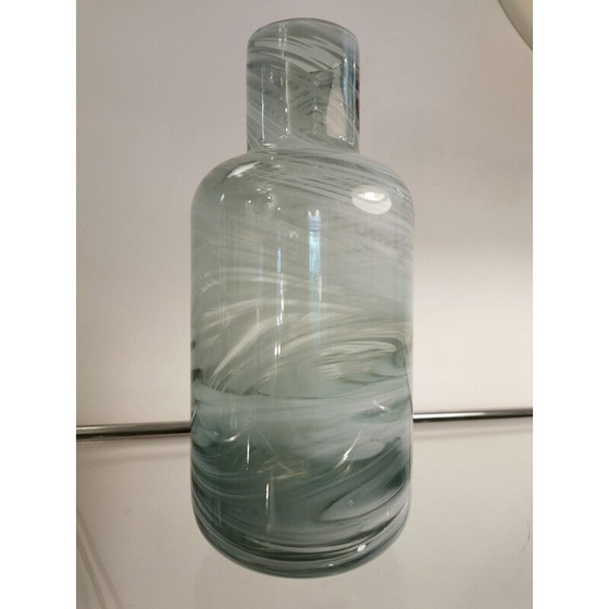 Image 1 of Vintage geblazen glazen vaas