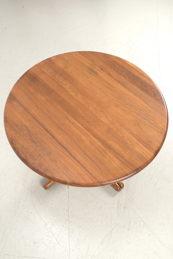 Image 1 of Vintage Deens teak uittrektafel